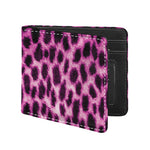 Hot Purple And Black Cheetah Print Bifold Wallet