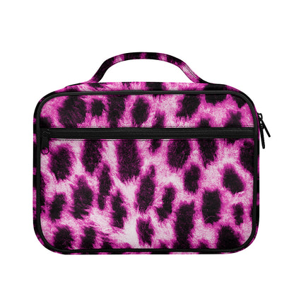 Hot Purple And Black Cheetah Print Briefcase Bible Bag