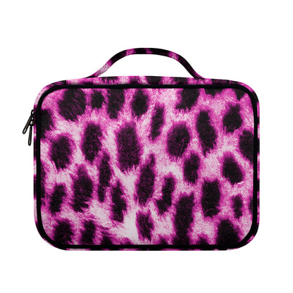 Hot Purple And Black Cheetah Print Briefcase Bible Bag