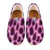 Hot Purple And Black Cheetah Print Casual Shoes