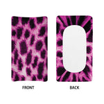 Hot Purple And Black Cheetah Print Changing Pad Cover