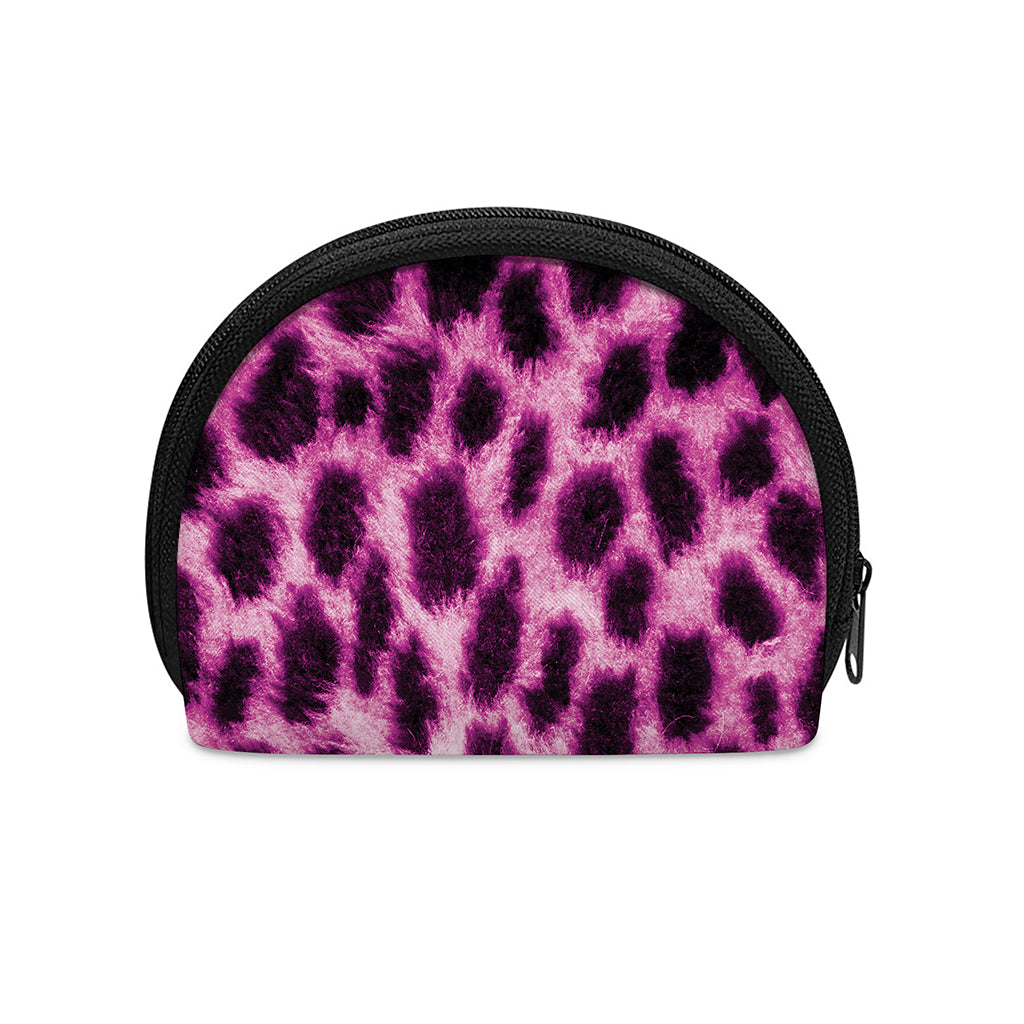 Hot Purple And Black Cheetah Print Coin Purse