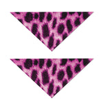 Hot Purple And Black Cheetah Print Dog Bandana