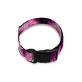 Hot Purple And Black Cheetah Print Dog Collar