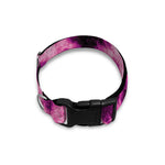 Hot Purple And Black Cheetah Print Dog Collar