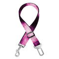 Hot Purple And Black Cheetah Print Dog Seat Belt