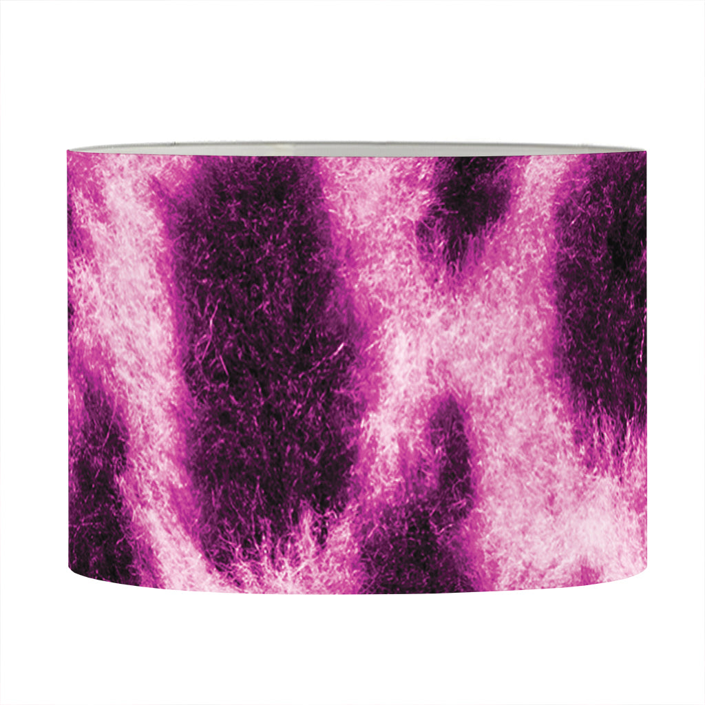 Hot Purple And Black Cheetah Print Drum Lamp Shade