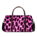 Hot Purple And Black Cheetah Print Duffel Bag