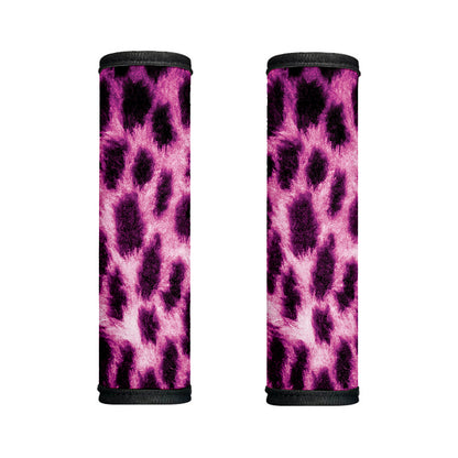 Hot Purple And Black Cheetah Print Handle Covers