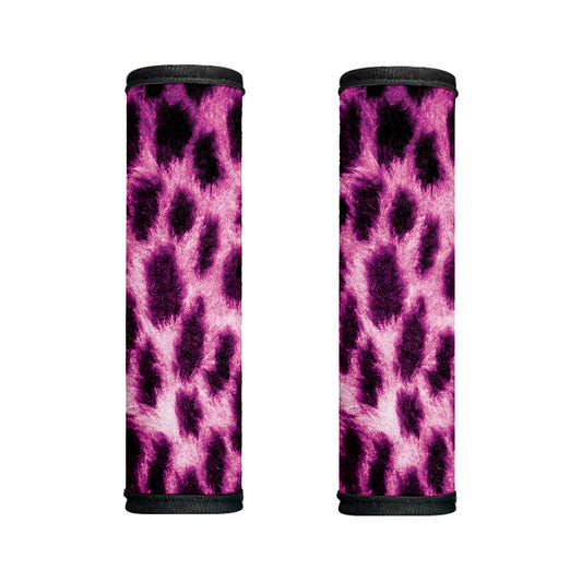 Hot Purple And Black Cheetah Print Handle Covers