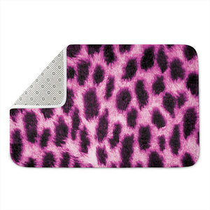 Hot Purple And Black Cheetah Print Indoor Door Mat