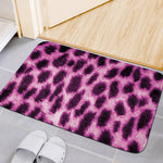 Hot Purple And Black Cheetah Print Indoor Door Mat