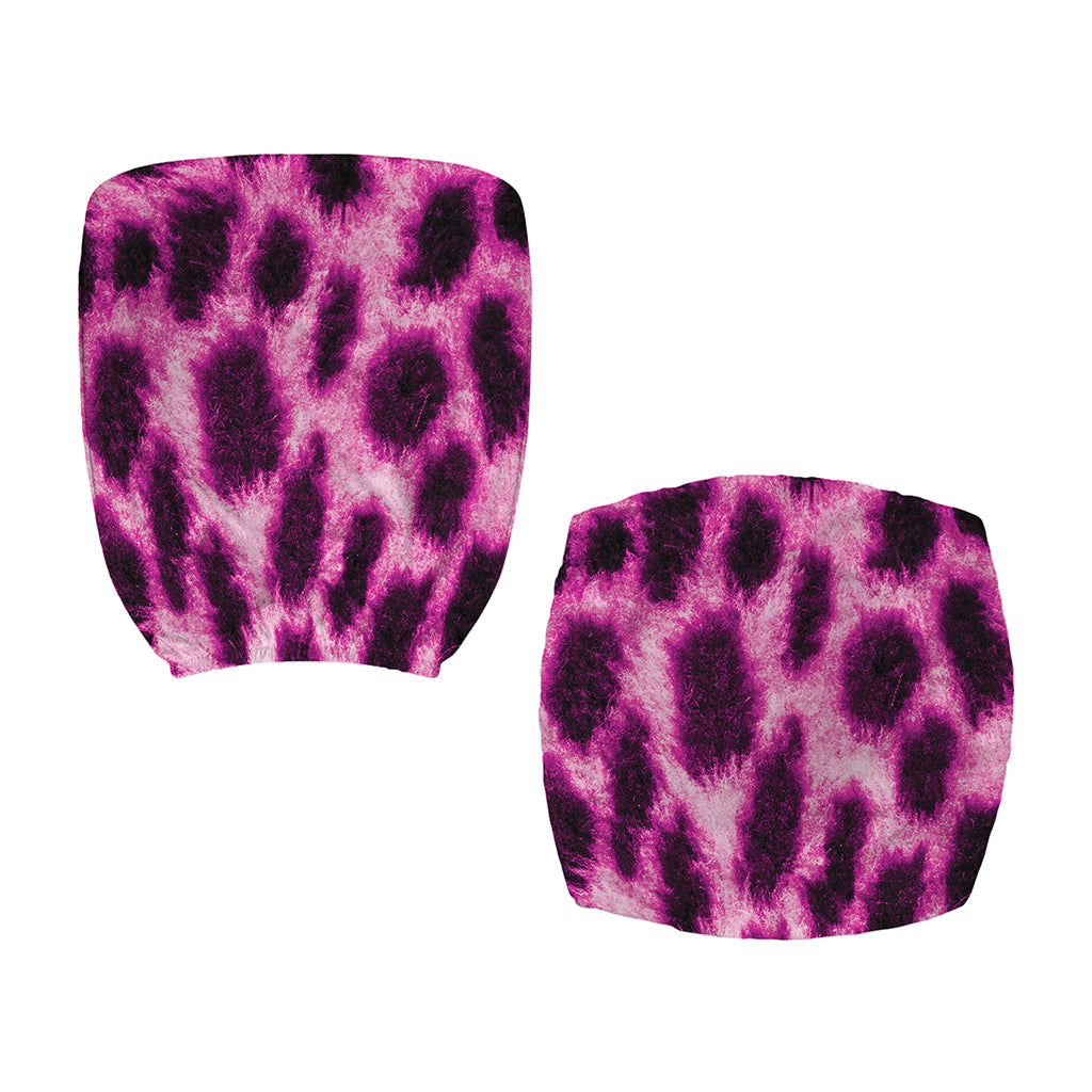 Hot Purple And Black Cheetah Print Office Chair Cover
