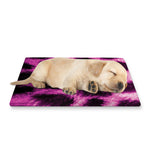 Hot Purple And Black Cheetah Print Pet Cooling Mat Cover
