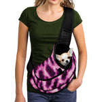 Hot Purple And Black Cheetah Print Pet Sling Carrier
