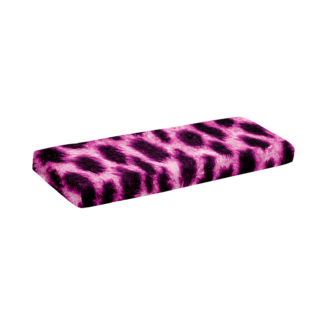 Hot Purple And Black Cheetah Print Piano Keyboard Cover