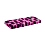Hot Purple And Black Cheetah Print Piano Keyboard Cover