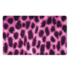 Hot Purple And Black Cheetah Print Polyester Doormat