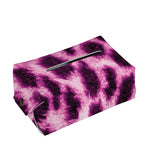 Hot Purple And Black Cheetah Print Rectangle Tissue Box Cover