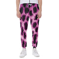 Hot Purple And Black Cheetah Print Joggers