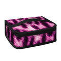 Hot Purple And Black Cheetah Print Small Lunch Bag
