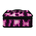 Hot Purple And Black Cheetah Print Small Lunch Bag