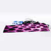 Hot Purple And Black Cheetah Print Sports Towel