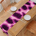 Hot Purple And Black Cheetah Print Table Runner
