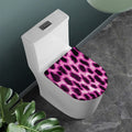 Hot Purple And Black Cheetah Print Toilet Lid Cover