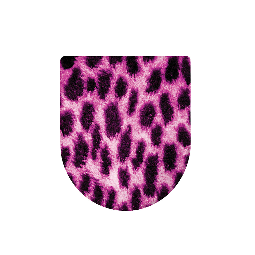Hot Purple And Black Cheetah Print Toilet Lid Cover