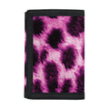 Hot Purple And Black Cheetah Print Trifold Wallet