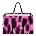 Hot Purple And Black Cheetah Print Utility Tote Bag