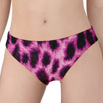 Hot Purple And Black Cheetah Print Women's Panties