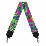 Hot Purple Pineapple Pattern Print Bag Strap