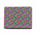 Hot Purple Pineapple Pattern Print Bifold Wallet