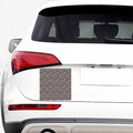 Hot Purple Pineapple Pattern Print Car Sticker