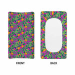 Hot Purple Pineapple Pattern Print Changing Pad Cover