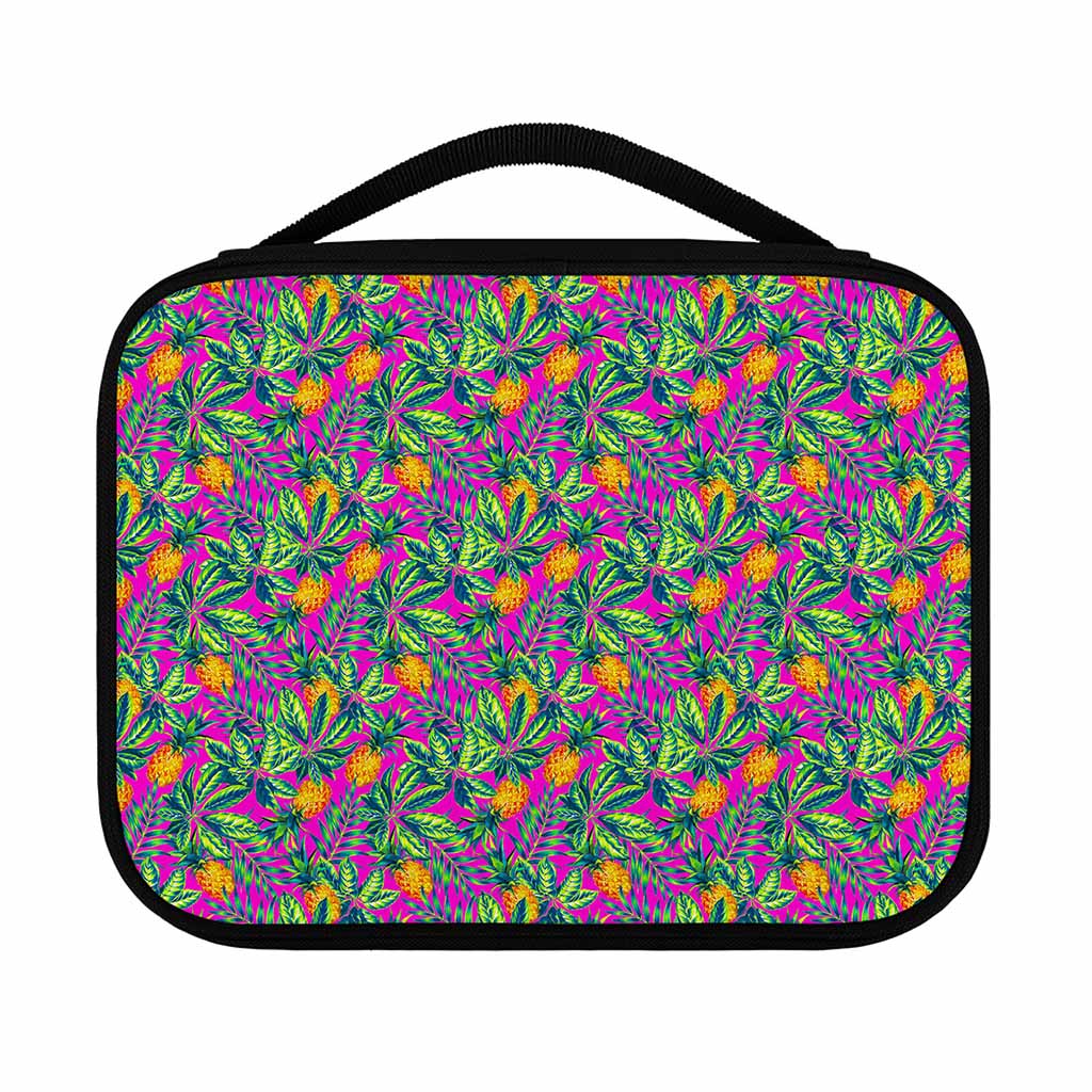 Hot Purple Pineapple Pattern Print Classic Bible Case