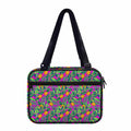 Hot Purple Pineapple Pattern Print Double Strap Bible Bag