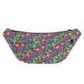 Hot Purple Pineapple Pattern Print Fanny Pack