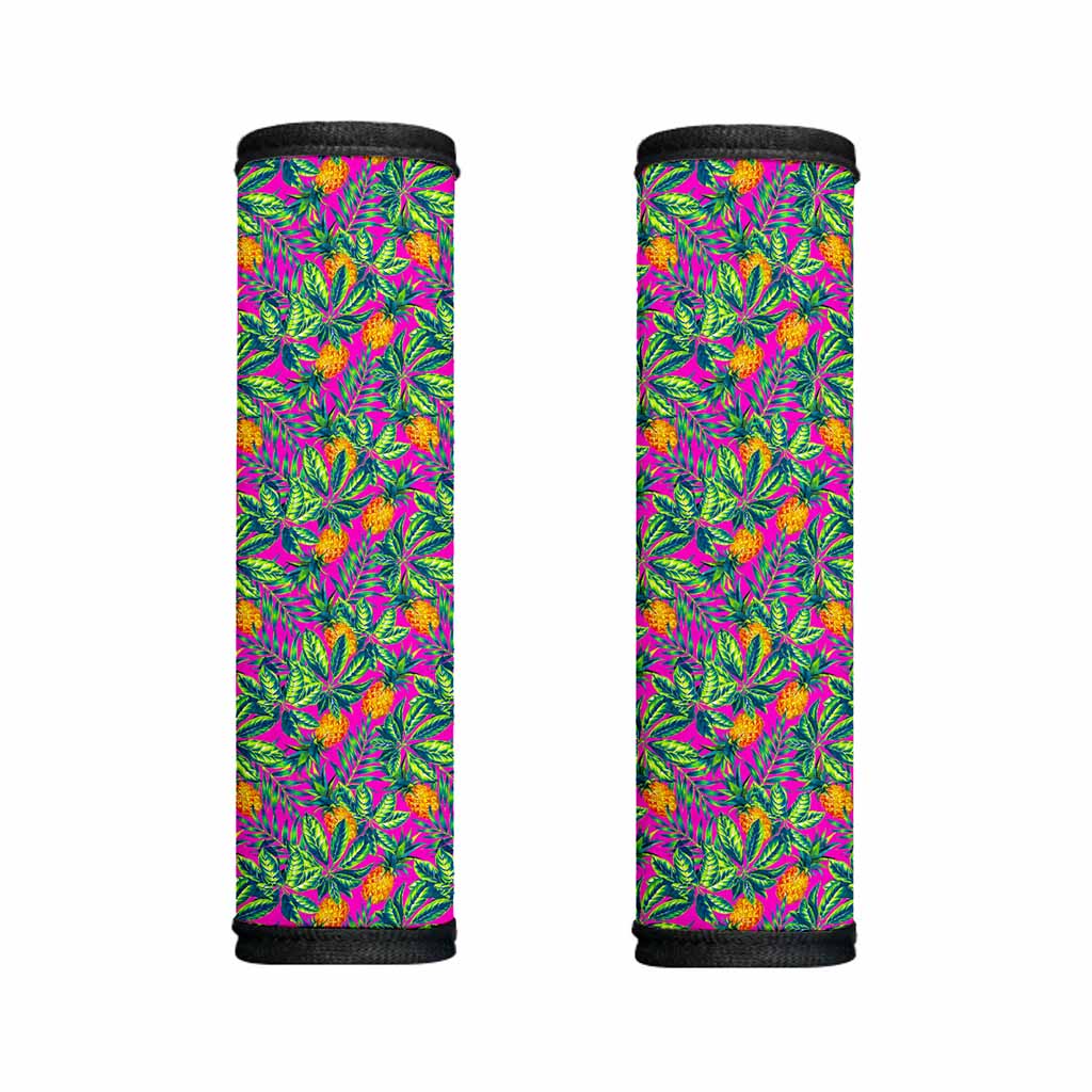 Hot Purple Pineapple Pattern Print Handle Covers