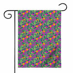 Hot Purple Pineapple Pattern Print House Flag