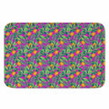 Hot Purple Pineapple Pattern Print Indoor Door Mat