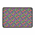 Hot Purple Pineapple Pattern Print Kitchen Mat
