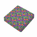 Hot Purple Pineapple Pattern Print Outdoor Seat Cushion Cover