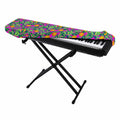 Hot Purple Pineapple Pattern Print Piano Keyboard Cover