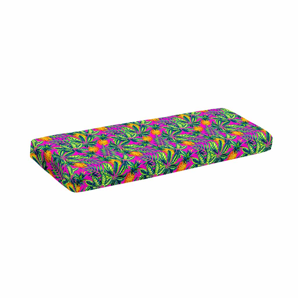 Hot Purple Pineapple Pattern Print Piano Keyboard Cover