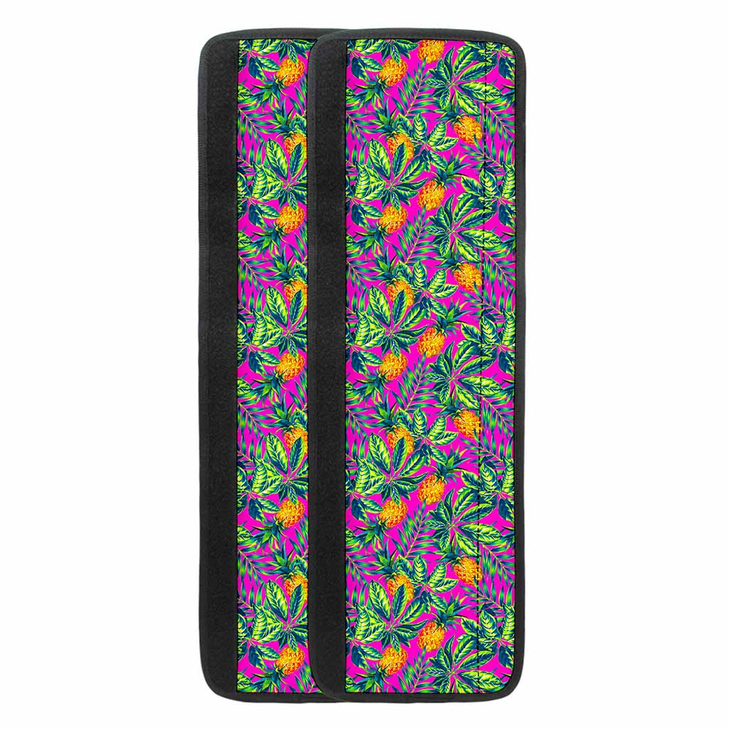 Hot Purple Pineapple Pattern Print Refrigerator Handle Covers