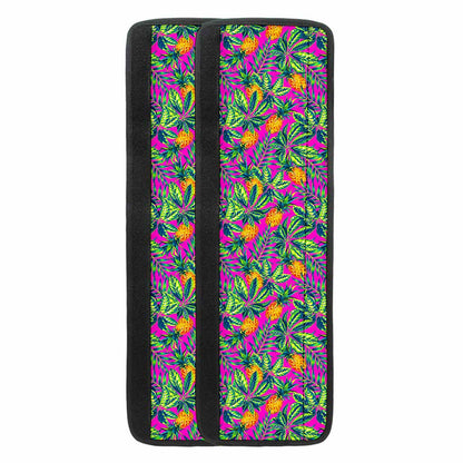 Hot Purple Pineapple Pattern Print Refrigerator Handle Covers