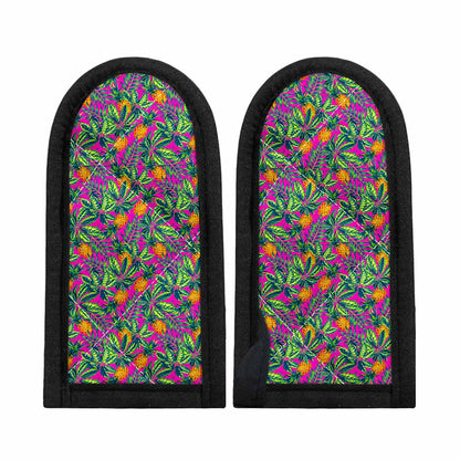 Hot Purple Pineapple Pattern Print Skillet Handle Cover